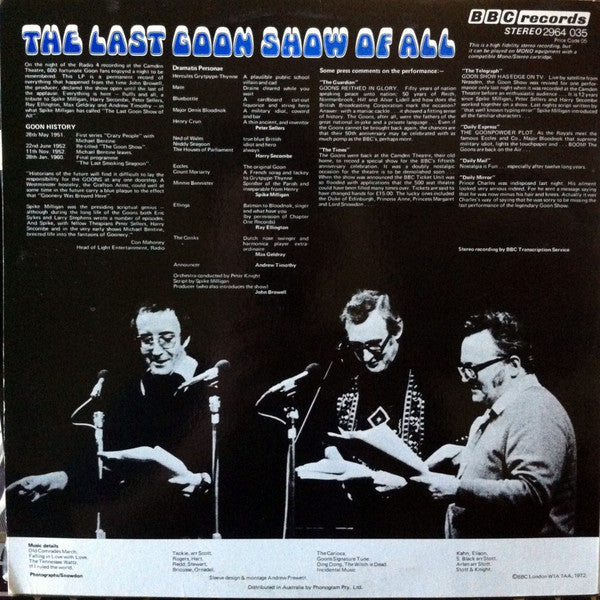 The Goons – The Last Goon Show Of All LP vinyl record, image 2 of 6