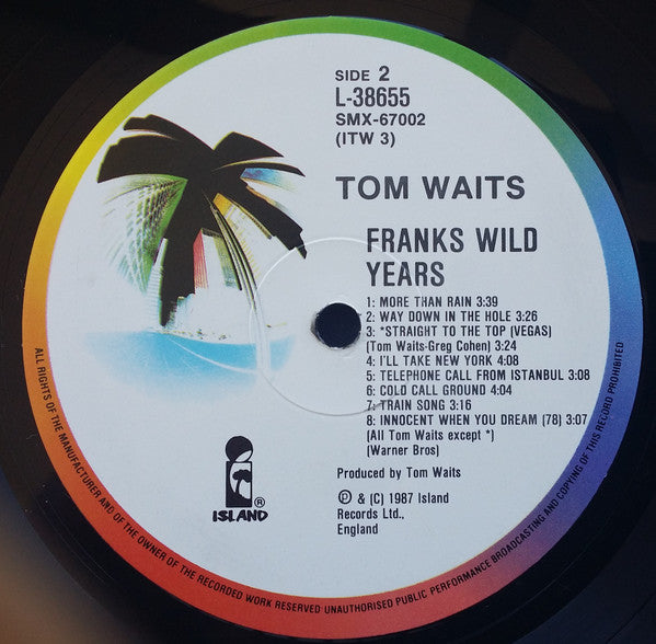 Tom Waits – Franks Wild Years LP vinyl record, image 4 of 6