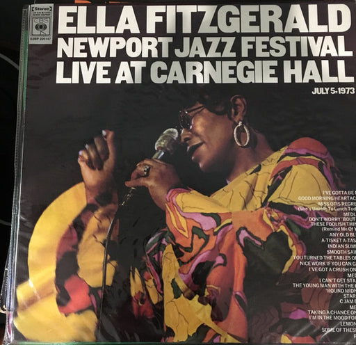 Ella Fitzgerald – Newport Jazz Festival Live At Carnegie Hall, July 5, 1973 (2xLP) LP vinyl record, image 1 of 2