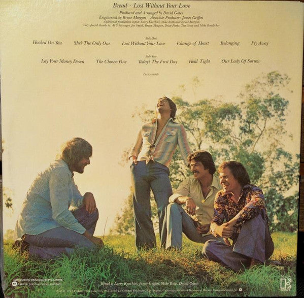 Bread – Lost Without Your Love LP vinyl record, image 2 of 6