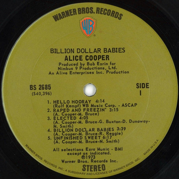 Alice Cooper – Billion Dollar Babies LP vinyl record, image 4 of 10