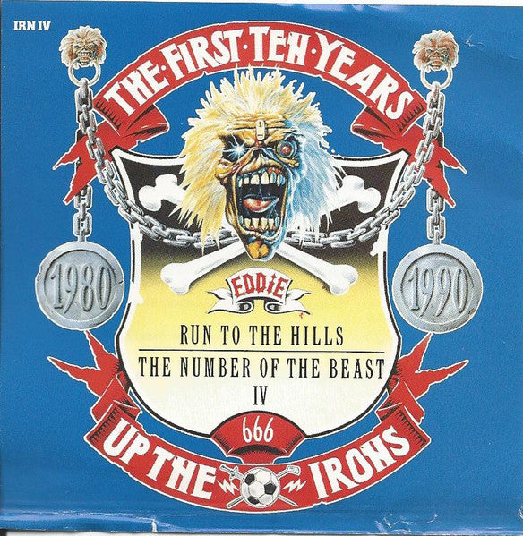 Iron Maiden – Run To The Hills · The Number Of The Beast (2x12") 12" vinyl record, image 10 of 10