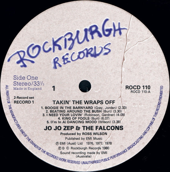 Jo Jo Zep and the Falcons – Takin’ The Wraps Off (2xLP) LP vinyl record, image 3 of 8