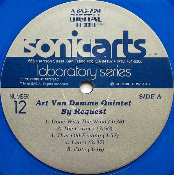 The Art Van Damme Quintet – By Request LP vinyl record, image 3 of 5
