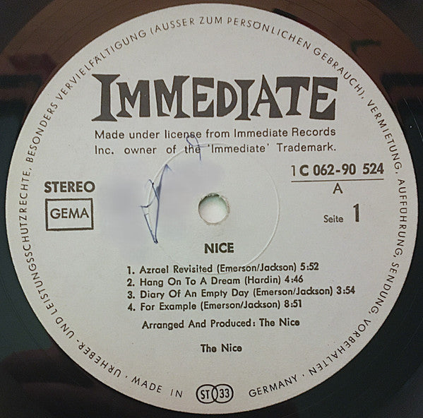 The Nice – Nice LP vinyl record, image 10 of 10