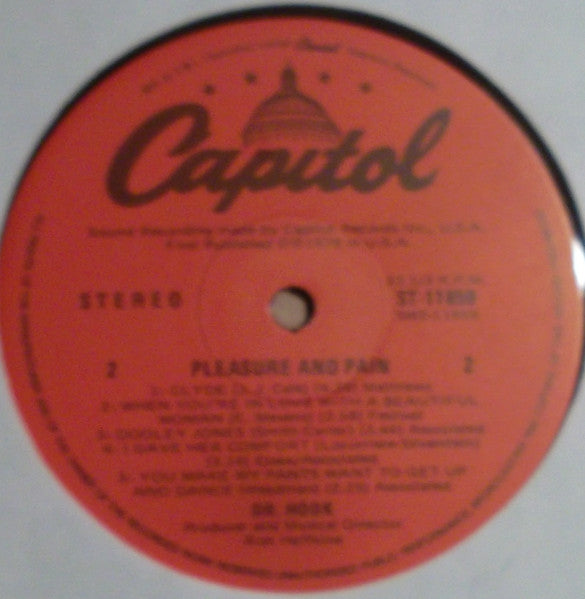 Dr. Hook – Pleasure & Pain LP vinyl record, image 4 of 4