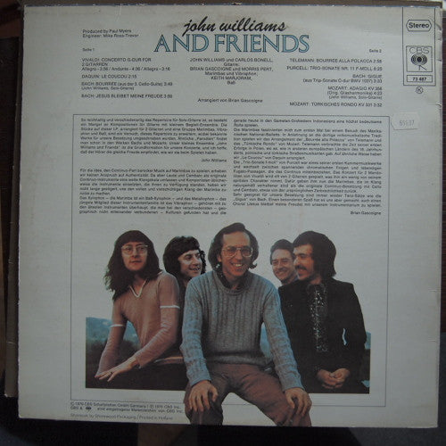 John Williams – John Williams And Friends LP vinyl record, image 2 of 4