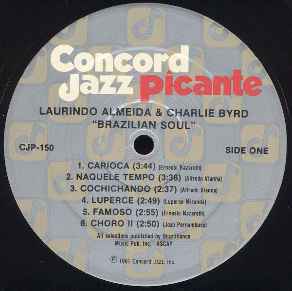 Laurindo Almeida, Charlie Byrd – Brazilian Soul LP vinyl record, image 3 of 4