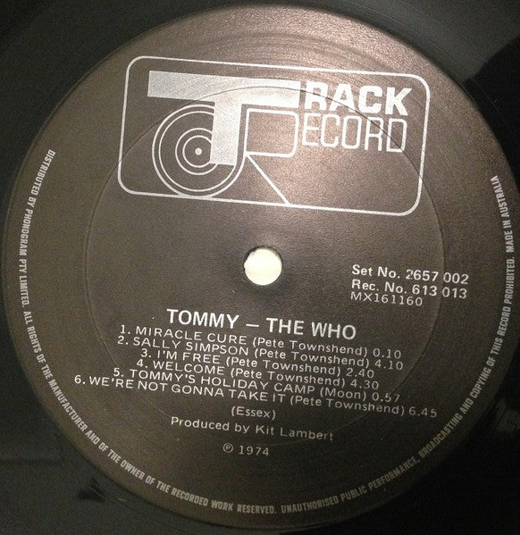 The Who – Tommy (2xLP) LP vinyl record, image 5 of 10