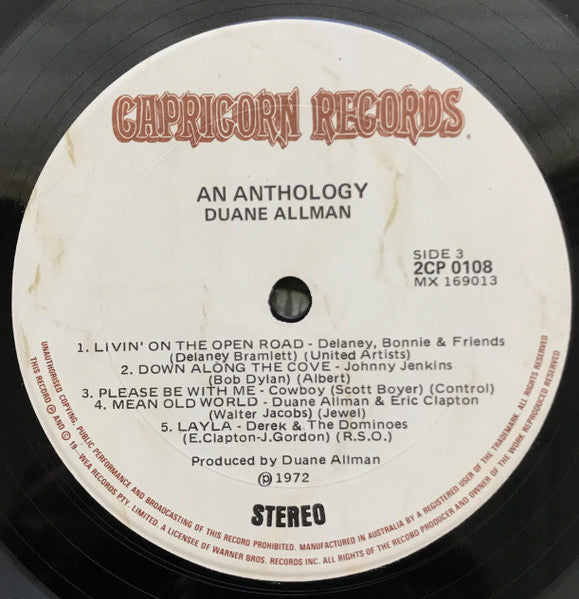Duane Allman – An Anthology (2xLP) LP vinyl record, image 7 of 9