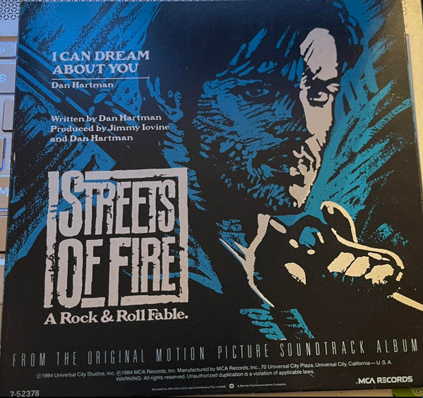 Dan Hartman, The Blasters – I Can Dream About You / Blue Shadows 7" vinyl record, image 2 of 4