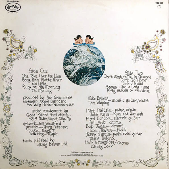Brewer And Shipley – Tarkio LP vinyl record, image 2 of 4