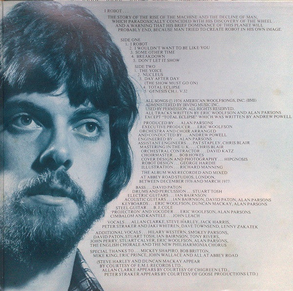 The Alan Parsons Project – I Robot LP vinyl record, image 4 of 6