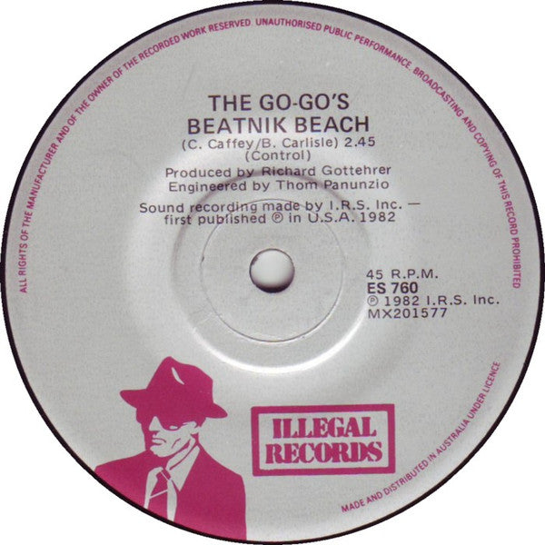 Go-Go's – Vacation 7" vinyl record, image 4 of 4