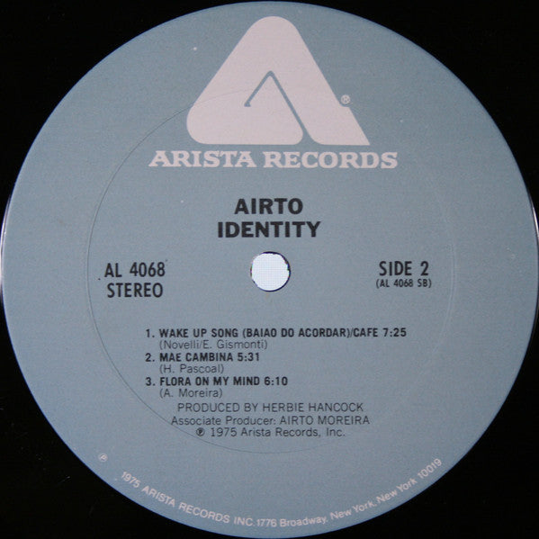 Airto Moreira – Identity LP vinyl record, image 4 of 4