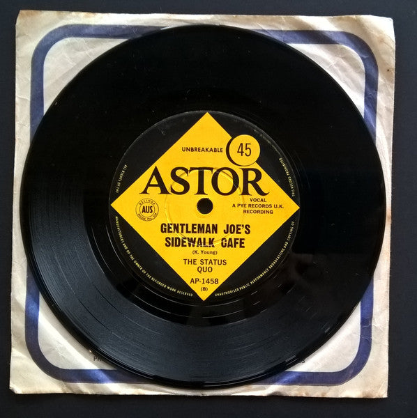 Status Quo – Pictures Of Matchstick Men 7" vinyl record, image 4 of 4