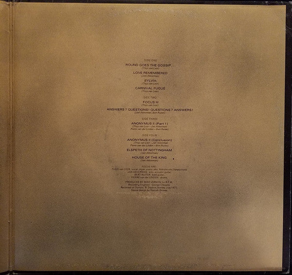 Focus – Focus 3 (2xLP) LP vinyl record, image 3 of 8