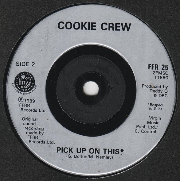 The Cookie Crew – Got To Keep On (Remix) 7" vinyl record, image 4 of 4