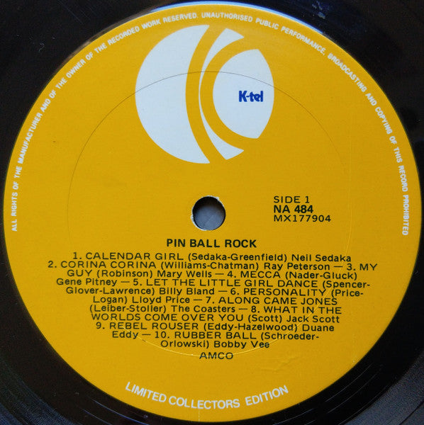 Various – Pin-Ball Rock LP vinyl record, image 6 of 7