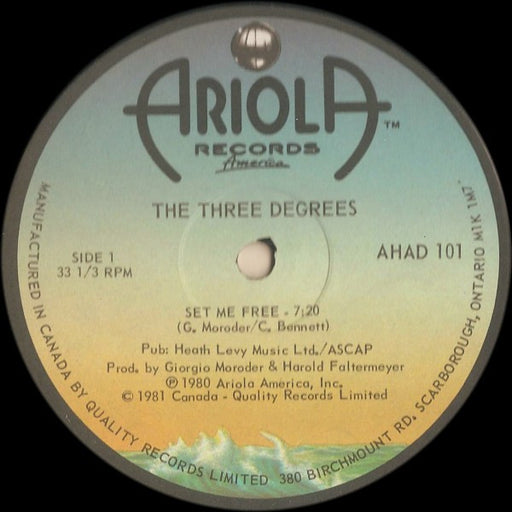 The Three Degrees – Set Me Free / Jump The Gun