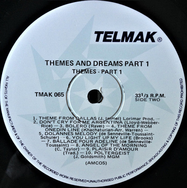 The Steve Gray Orchestra – Themes Volume One LP vinyl record, image 5 of 5