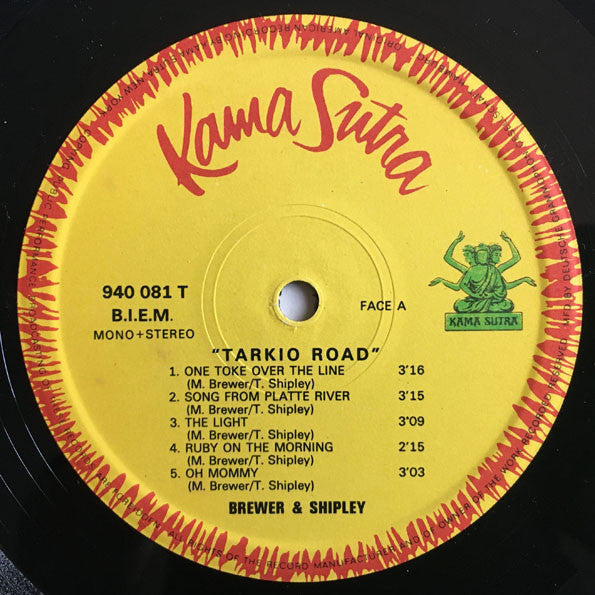 Brewer And Shipley – Tarkio LP vinyl record, image 3 of 4