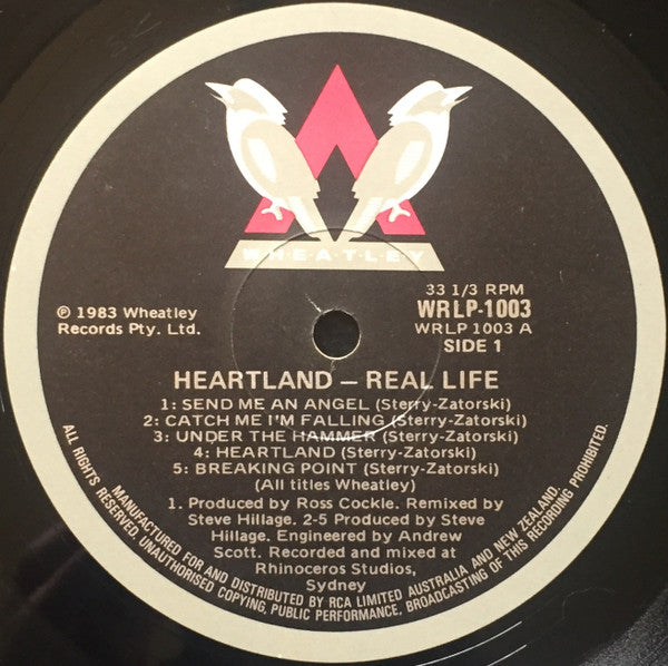 Real Life – Heart Land LP vinyl record, image 5 of 6