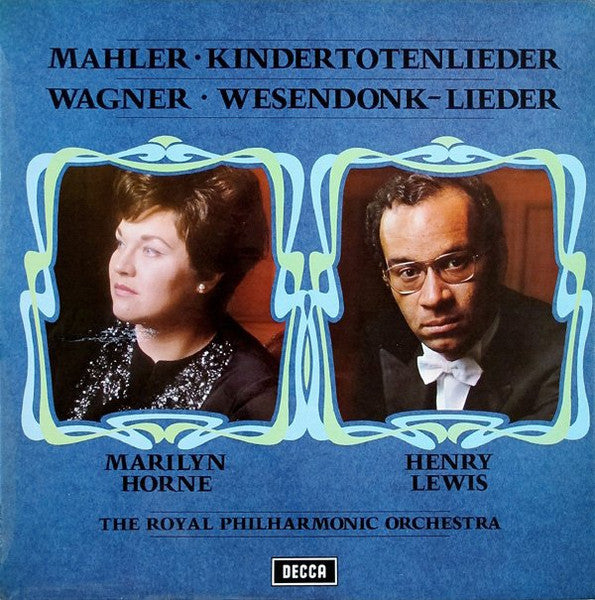 Gustav Mahler, Richard Wagner, Marilyn Horne, Henry Lewis, Royal Philharmonic Orchestra – Kindertotenlieder / Wesendonk-Lieder LP vinyl record, image 1 of 6