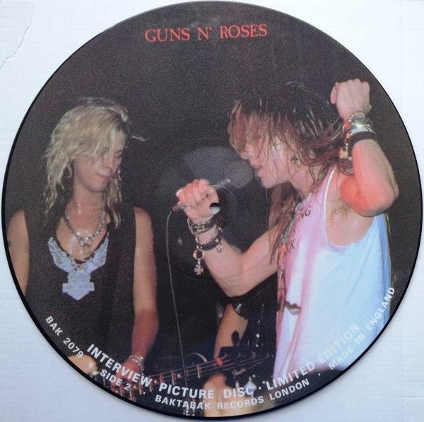 Guns N' Roses – Limited Edition Interview Picture Disc LP vinyl record, image 3 of 4