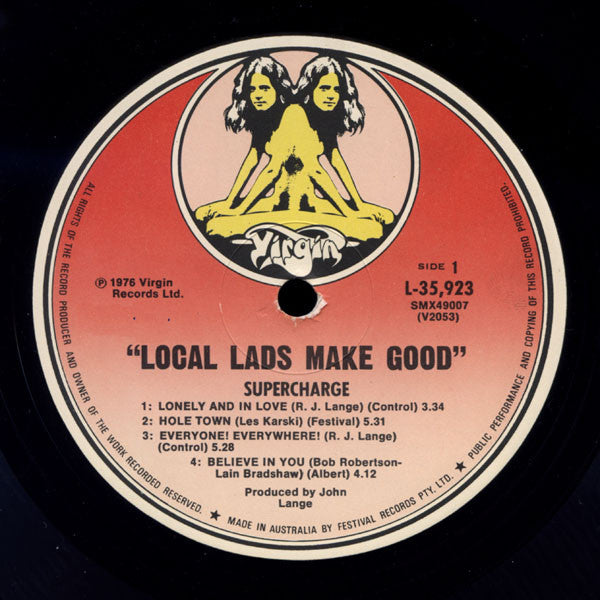 Supercharge – Local Lads Make Good LP vinyl record, image 3 of 4