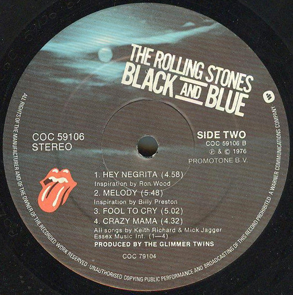 The Rolling Stones – Black And Blue LP vinyl record, image 7 of 9