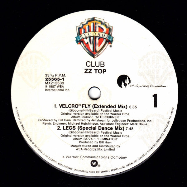 ZZ Top – Club 12" vinyl record, image 3 of 4