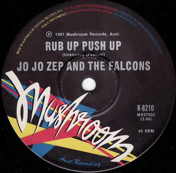 Jo Jo Zep and the Falcons – Sweet 7" vinyl record, image 2 of 3