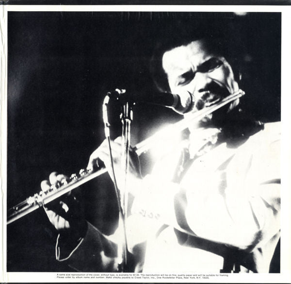 Hubert Laws – The Chicago Theme LP vinyl record, image 3 of 4