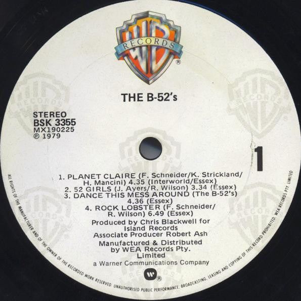 The B-52's – The B-52's LP vinyl record, image 2 of 3