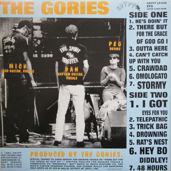 The Gories – Outta Here LP vinyl record, image 2 of 5