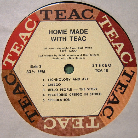 Dick Rosmini, Hello People – Home Made With Teac LP vinyl record, image 3 of 9