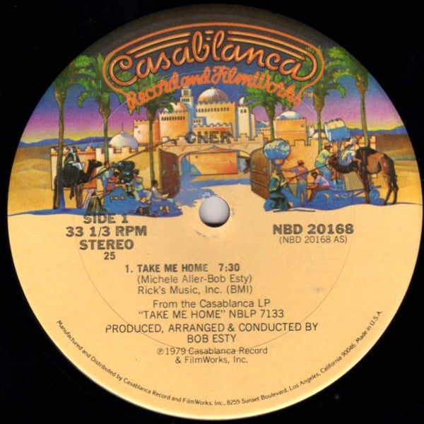 Cher – Take Me Home 12" vinyl record, image 1 of 2