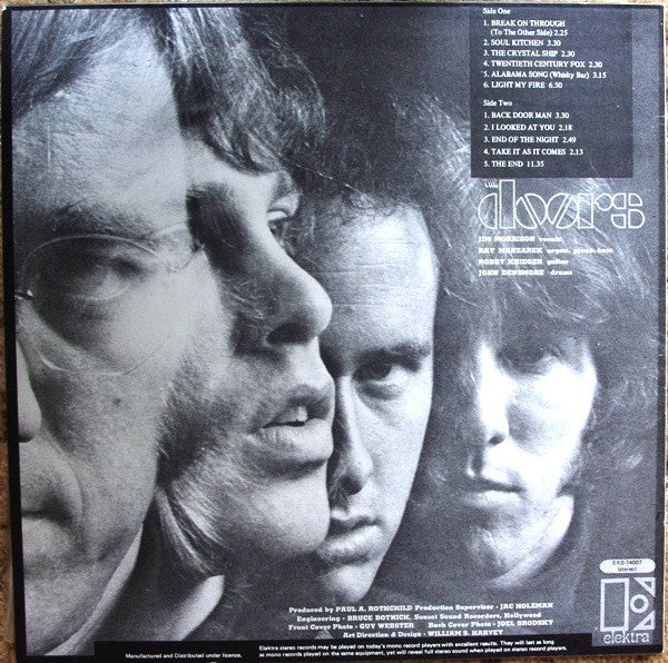 The Doors – The Doors LP vinyl record, image 2 of 4