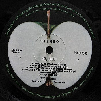 The Beatles – Hey Jude LP vinyl record, image 4 of 4