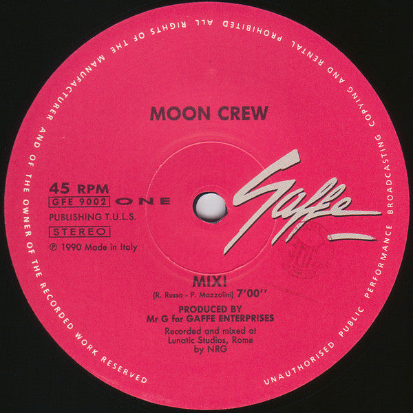 Moon Crew – Mix! 12" vinyl record, image 2 of 4