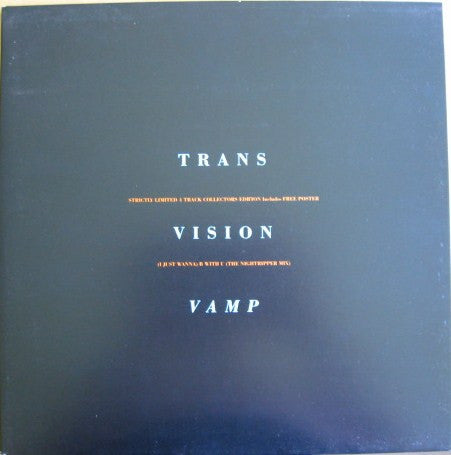 Transvision Vamp – (I Just Wanna) B With U 12" vinyl record, image 1 of 6
