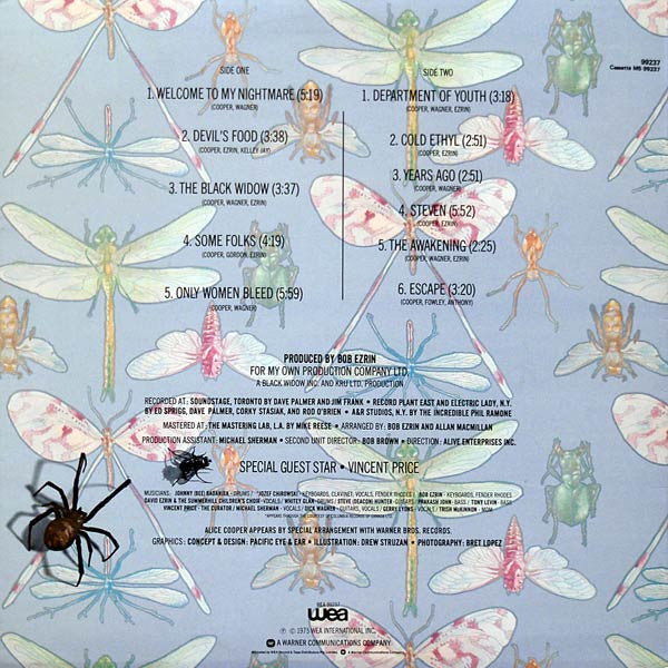 Alice Cooper – Welcome To My Nightmare LP vinyl record, image 2 of 6