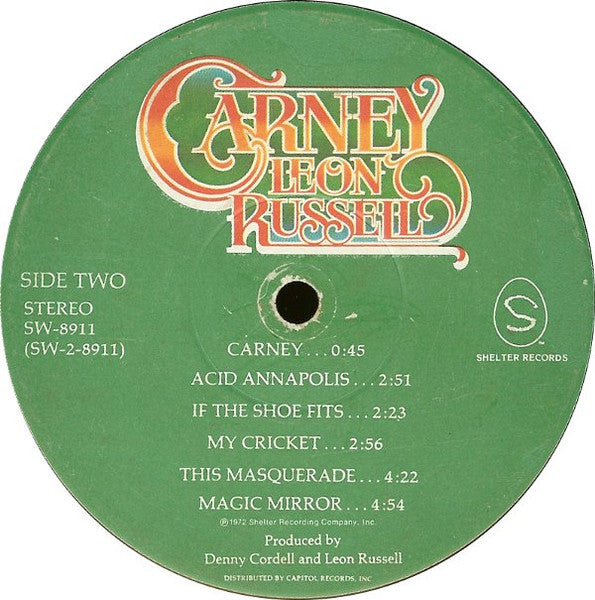 Leon Russell – Carney LP vinyl record, image 3 of 5