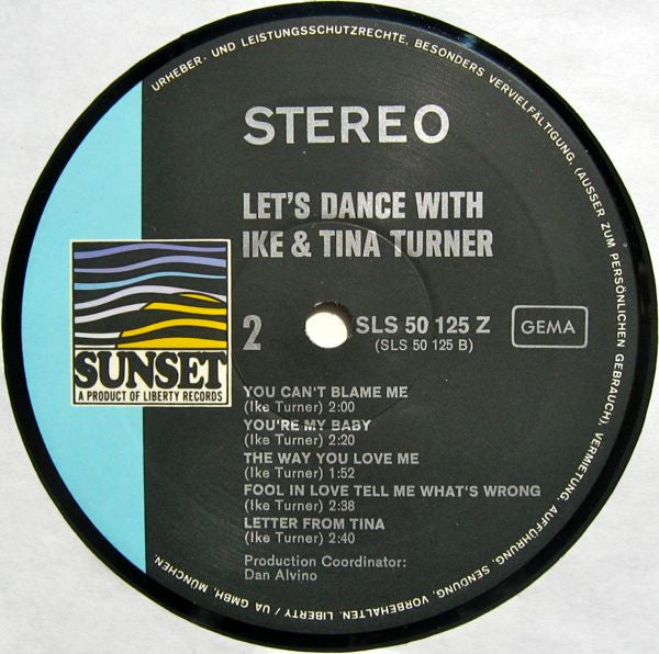 Ike & Tina Turner – Let's Dance With Ike & Tina Turner LP vinyl record, image 4 of 4