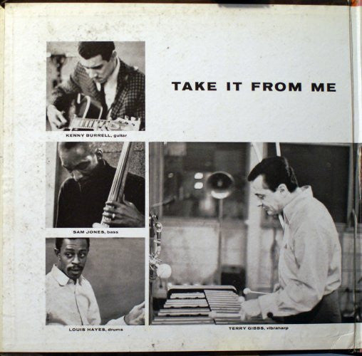 Terry Gibbs Quartet – Take It From Me LP vinyl record, image 2 of 5