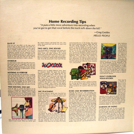 Dick Rosmini, Hello People – Home Made With Teac LP vinyl record, image 7 of 9