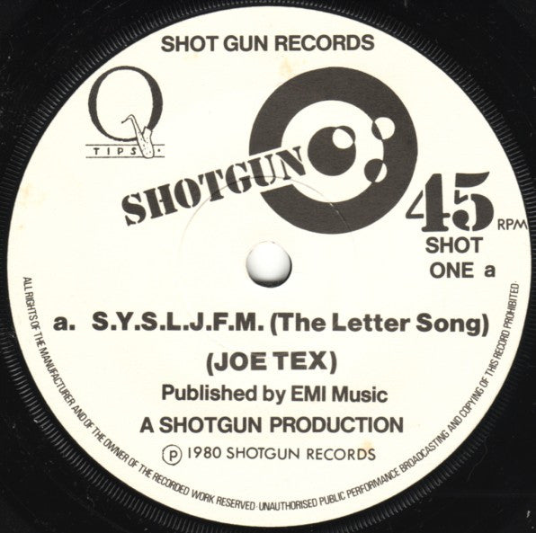 The Q Tips – S.Y.S.L.J.F.M. (The Letter Song) 7" vinyl record, image 4 of 5