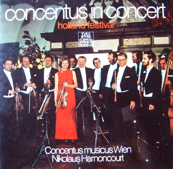 Concentus Musicus Wien, Nikolaus Harnoncourt – Concentus In Concert (Holland Festival) LP vinyl record, image 1 of 10