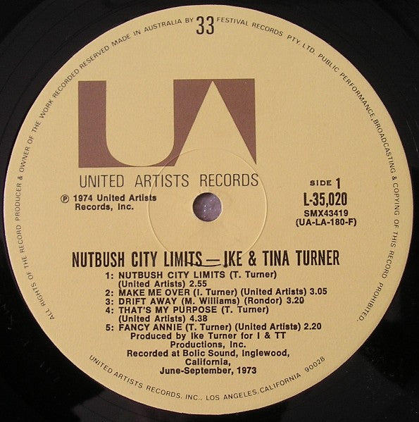 Ike & Tina Turner – Nutbush City Limits LP vinyl record, image 2 of 5